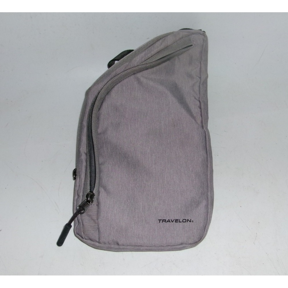 Travelon World Travel Essentials Slim Crossbody Bag Gray – Used – Normal Wear